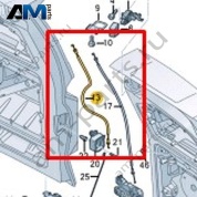 Трос Volkswagen id-Buzz 2023-2024 1T5827532A