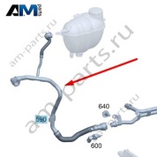 Вентиляционный патрубок контура АКБ для Mercedes W465 AMG G63 (M177) A4655017300