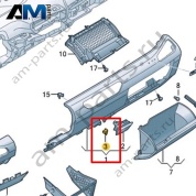 Держатель Volkswagen id3 2020-2024 10C858540