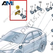 Кронштейн датчика Volkswagen Taigo 2022-2024 2G7919398