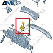 Усилитель несущей панели Volkswagen Jetta VII 2020-2024 17A813323
