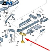 Усилитель для домкрата Audi Q7 (4M) 2016-2024 4M0803381F
