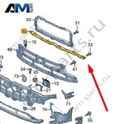 Наполнитель пенопластовый Audi Q8 e-tron 2024-2024/Audi e-tron 2019-2023 4KE807914A