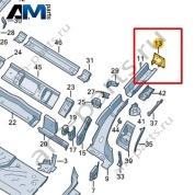 Концевой элемент для лонжерона Volkswagen id3 2020-2024 1EA804473