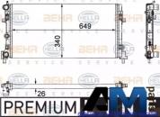 Радиатор охлаждения Фольксваген Поло Седан 1.6 (105 л.с.) 8MK376754281 Behr-hella