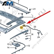 Крепежный элемент Audi A7 (4K) 2019-2024 4K8877939
