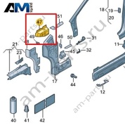 Усилитель петли Volkswagen id4/id5 2021-2024 11A809623