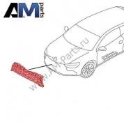 Решетка радиатора верхняя Сирокко (2015-2017) 1K8853653C9B9