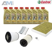 Комплект неоригинальных фильтров и моторное масло LL3 5W30 504/507 для ТО-2/4 Audi A8 55TFSI