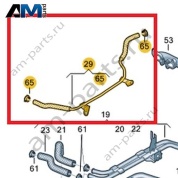 Вентиляционная трубка VAG 03N121070J
