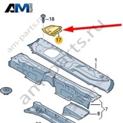 Крышка датчика Volkswagen Touareg 2018-2024 4M4805777A