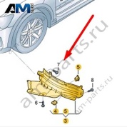 Спойлер Audi Q8 e-tron 2024-2024/Audi e-tron 2019-2023 4KE853887B