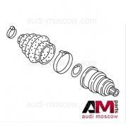 Ремкомплект наружнего ШРУСА на Audi A6 (C8) 2018-2025 (L-R) 4M0498099A