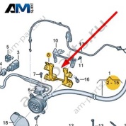 Держатель Audi A6 (C7) 2015-2018 4G0907907A