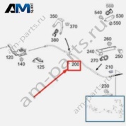 Трос ручного тормоза задний A9074205400 для Mercedes Sprinter W907