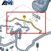 Вентиляционный шланг VAG 06L201994A