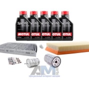 Набор ТО-2/4 для Фольксваген Гольф 4 1.8 125 л.с. с маслом Motul 5W30
