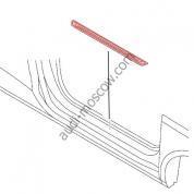 Оригинальная накладка на порог правая передняя Audi A1 (8X) 8X3853374F9B9