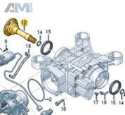 Вал с фланцем VAG 02D525354