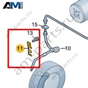 Кронштейн тормозного шланга Volkswagen AMAROK 2013-2016 2H0614513A