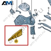 Усилитель лонжерона Volkswagen T-Roc 2018-2024 2GA804489