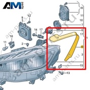 Уплотнитель Volkswagen id4/id5 2021-2024 11A941119