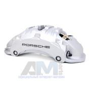 Передний левый тормозной суппорт Porsche Cayenne (Silver) 7PP615149AD