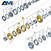 Ремкомплект синхронизатора со свободно вращающимися шестернями VAG 0C6311085
