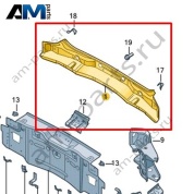 Задняя панель Volkswagen id4/id5 2021-2024 11A813309