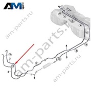 Обратный топливопровод от двигателя BMW X1 F48LCI 2019-2023 20d (B47D) 16127470990
