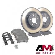 Задние диски и колодки Ауди А4 (B8) 3.0TFSI/TDI