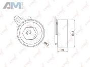 Ролик натяжной PB1070 (LYNXauto) для автомобилей VAG аналог 074109243E