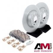 Задние диски и колодки Ауди Q3 (2011-2018)