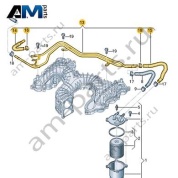 Топливопровод Audi A6 (C8) 2019-2024 4K0201359