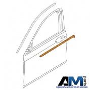 Наружный уплотнитель шахты стекла (левый) BMW 7 серии G12 (хром) 51337397865