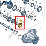 Шестерня VAG 0CF311285J
