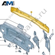 Задняя панель Volkswagen id3 2020-2024 10A813309