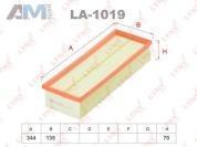 Воздушный фильтр LYNX для Tiguan (2012-2016) 2.0 TFSI (170 л.с.) CCZC CAWA LA-1019