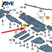 Крепежный элемент Audi A8 (D5) 2018-2024 4N0825295
