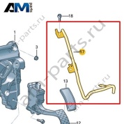 Элемент каркаса безопасности Volkswagen id-Buzz 2023-2024 1N3723913B