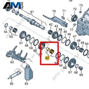 Игольчатый подшипник VAG 0C9311228C