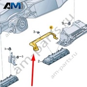Кронштейн подушки безопасности Audi A6 (C8) 2019-2024 4K1880918