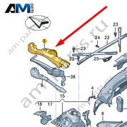 Соединительный элемент Audi A6 (C8) 2019-2024 4K0805304B