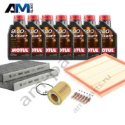 Комплект ТО-2/4 БМВ 5 серии 535i с маслом Motul N55