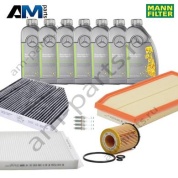 Комплект фильтров MANN с маслом 5W30 229.52 для ТО-2 Mercedes E200