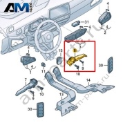 Дефлектор пространства для ног VAG 1EB819152C