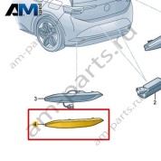 Световозвращатьель правый Volkswagen id3 2020-2024 10B945702