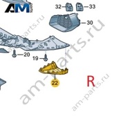 Воздуховод переднего бампера справа 8YG807606 на Audi A3 (8Y) 2020-2026