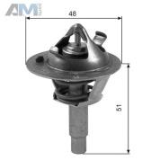 Термостат системы охлаждения (GATES) TH38490G1 для Mb E-klasse 2002-2009 III (W211) E200CGI (163 л.с.)