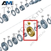 Свободно вращающаяся шестерня VAG 0CB311250A